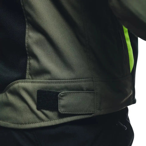 Chamarra Dainese Air Frame 3 Olive/Black/Fluo-Yellow