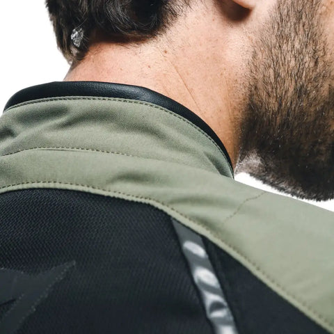 Chamarra Dainese Air Frame 3 Olive/Black/Fluo-Yellow