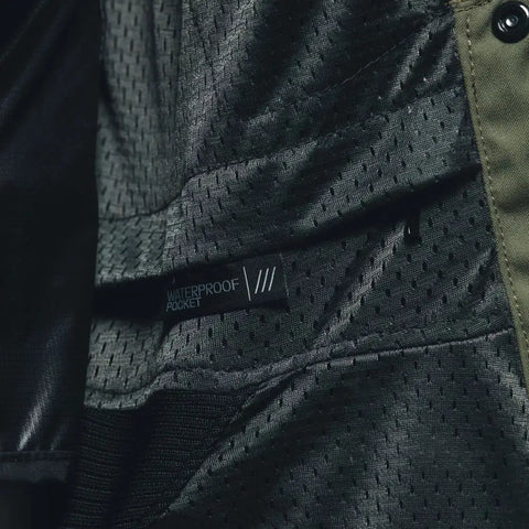 Chamarra Dainese Air Frame 3 Olive/Black/Fluo-Yellow