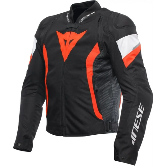 Chamarra Dainese Avro 5 Black/White/Red