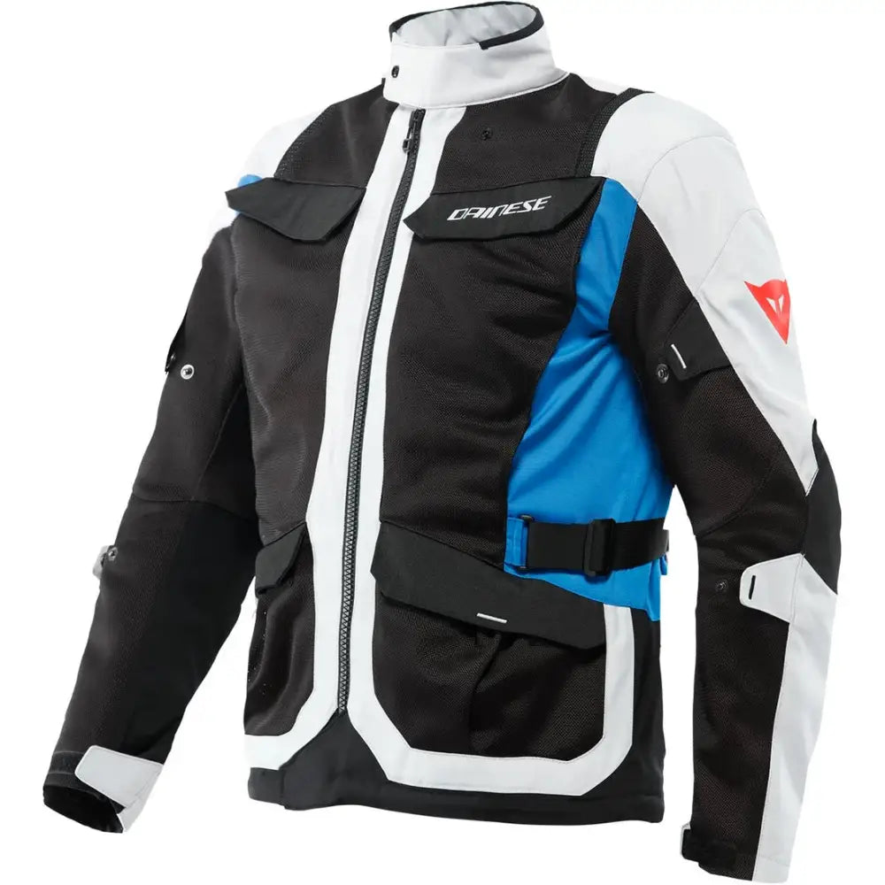Chamarra Dainese Desert Tex Gray/Black/Performance Blue