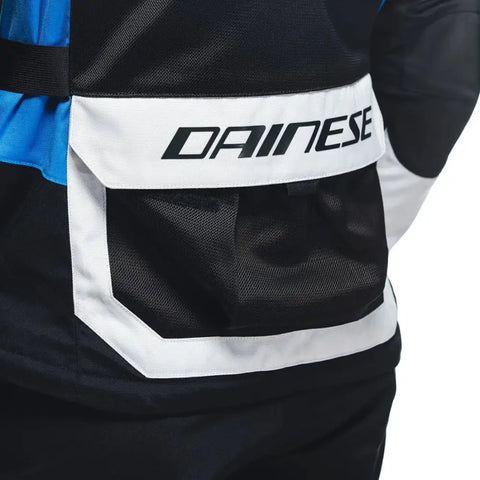 Chamarra Dainese Desert Tex Gray/Black/Performance Blue