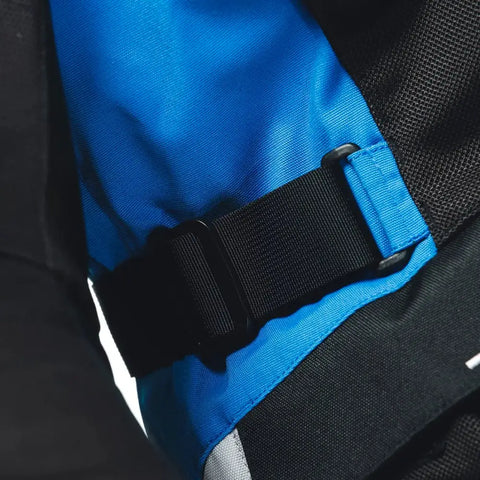 Chamarra Dainese Desert Tex Gray/Black/Performance Blue