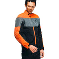 Chamarra Dainese Elettrica Air Tex Black/Flame Orange/Charcoal Gray
