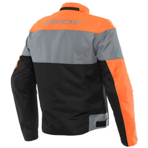 Chamarra Dainese Elettrica Air Tex Black/Flame Orange/Charcoal Gray