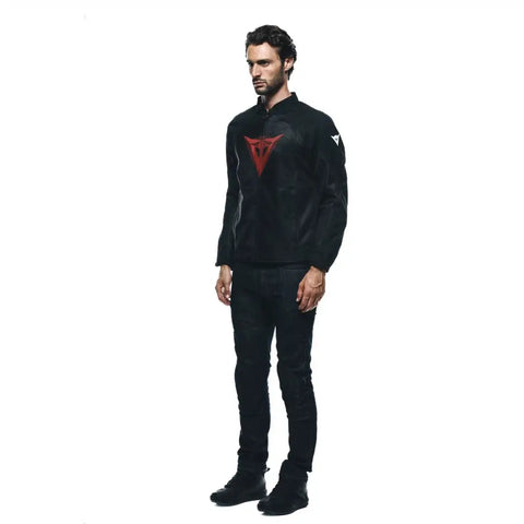 Chamarra Dainese Herosphere Diamond, Black/Red/Grey
