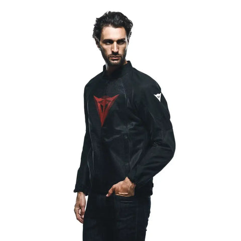 Chamarra Dainese Herosphere Diamond, Black/Red/Grey