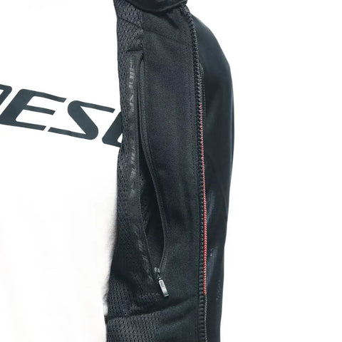 Chamarra Dainese Herosphere Diamond, Black/Red/Grey