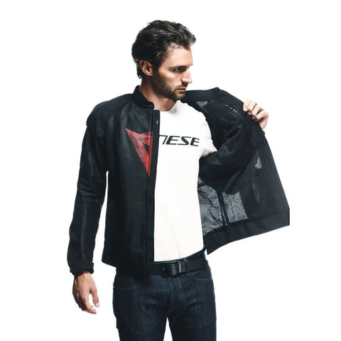 Chamarra Dainese Herosphere Diamond, Black/Red/Grey