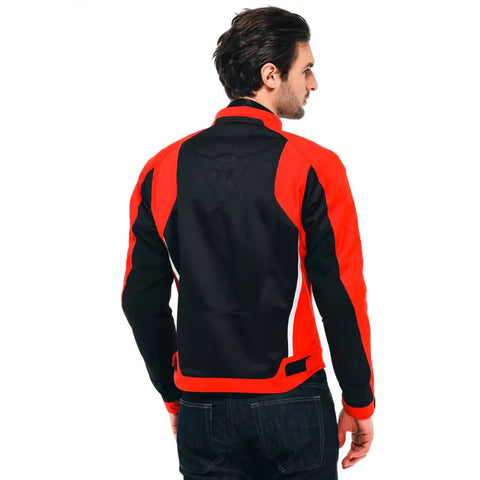 Chamarra Dainese Hydraflux 2 Air D-Dry Black/Lava-Red