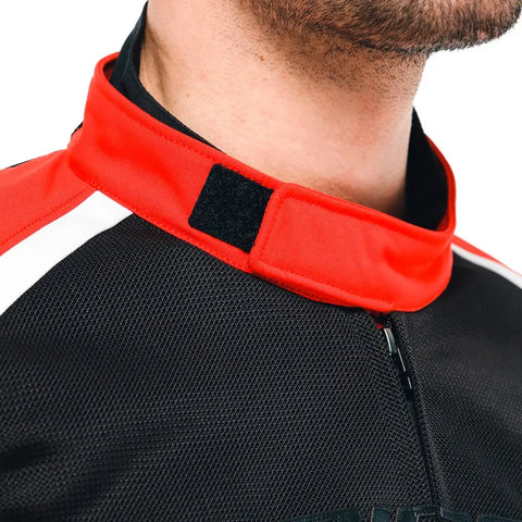 Chamarra Dainese Hydraflux 2 Air D-Dry Black/Lava-Red