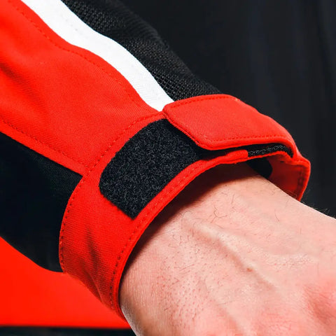 Chamarra Dainese Hydraflux 2 Air D-Dry Black/Lava-Red