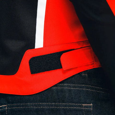 Chamarra Dainese Hydraflux 2 Air D-Dry Black/Lava-Red