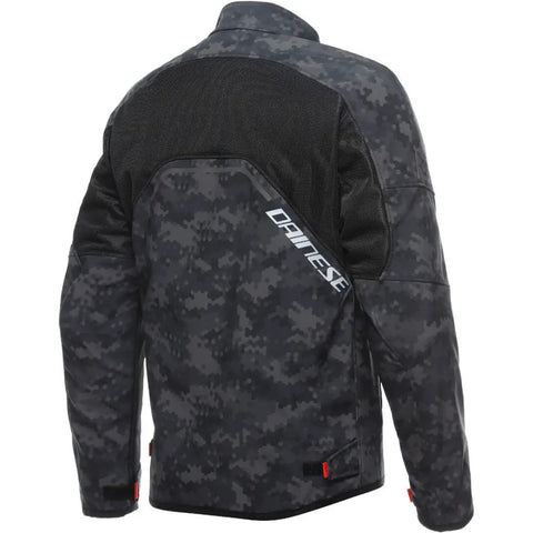 Chamarra Dainese Ignite Air Tex Camo-Gray/Black/Fluo-Red
