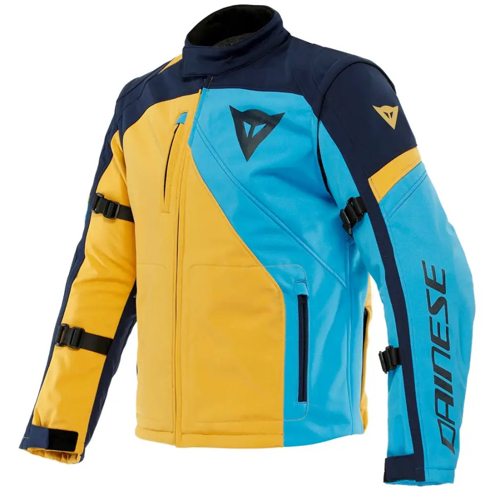 Chamarra Dainese Ranch Tex Mineral-Yellow/Black-Iris/Light-Blue