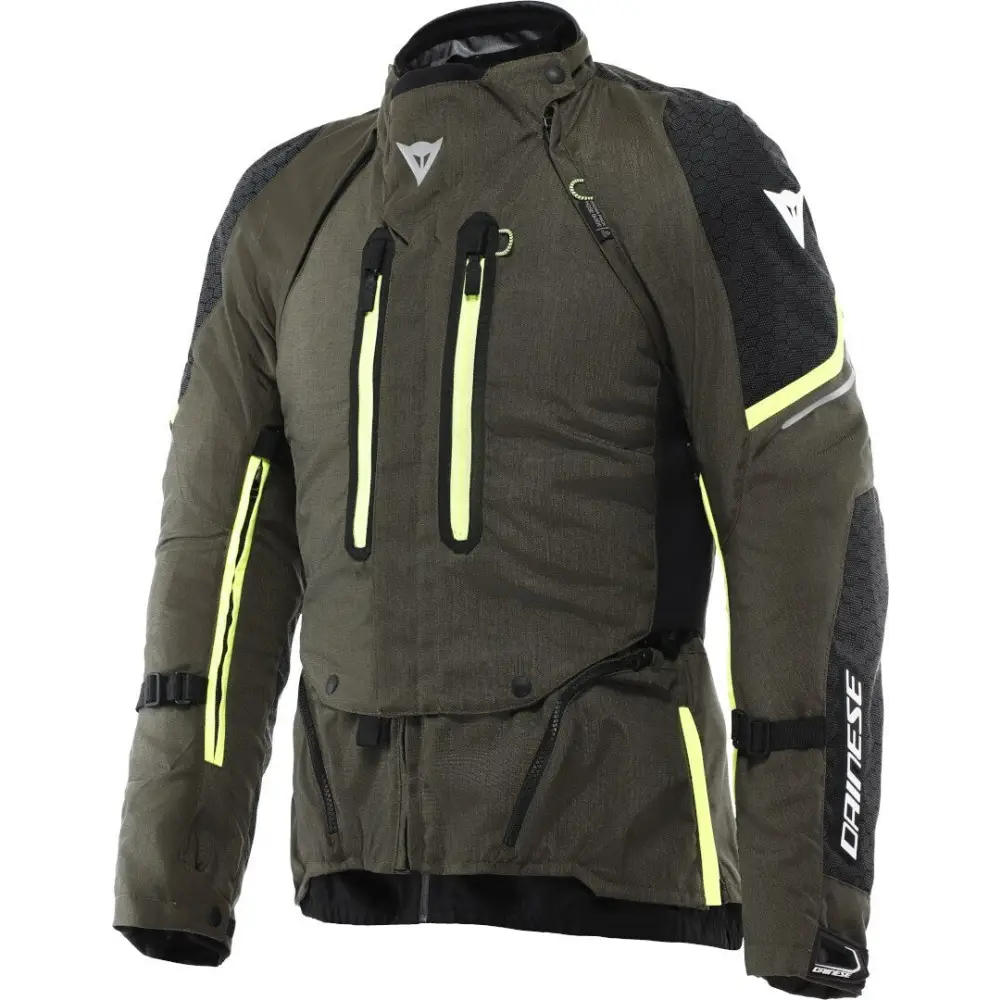 Chamarra Dainese Super Adventure Absoluteshell Tarmac/Black/Fluo Yellow