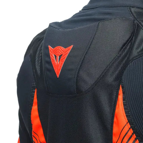 Chamarra Dainese Super Rider 2 Absoluteshell™ Black/Charcoal-Gray/Fluo Red