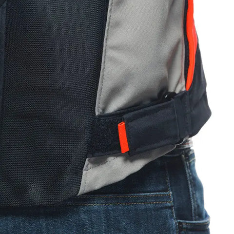 Chamarra Dainese Super Rider 2 Absoluteshell™ Black/Charcoal-Gray/Fluo Red