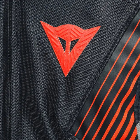 Chamarra Dainese Super Rider 2 Absoluteshell™ Black/Charcoal-Gray/Fluo Red