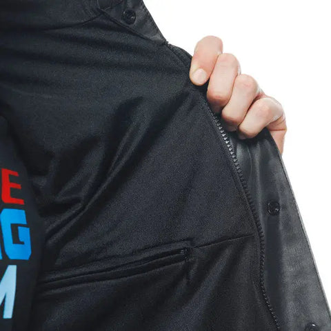 Chamarra Dainese Super Rider 2 Absoluteshell™ Black/Charcoal-Gray/Fluo Red