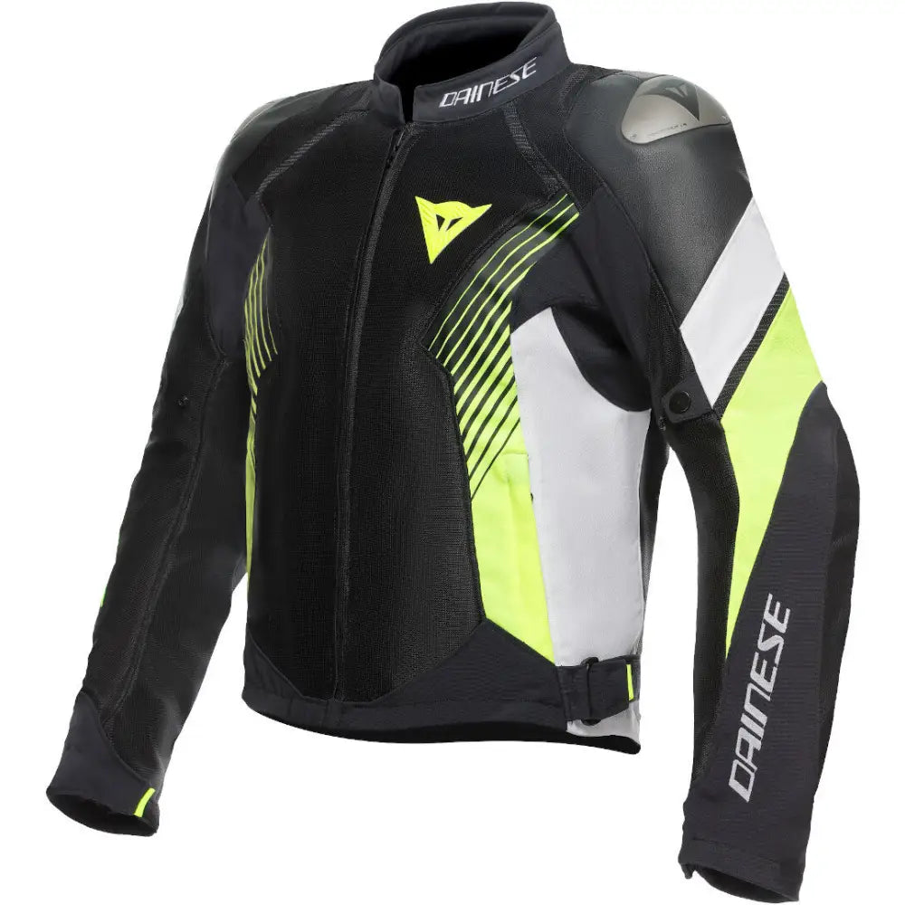 Chamarra Dainese Super Rider 2 Absoluteshell™ Black/White/Fluo-Yellow