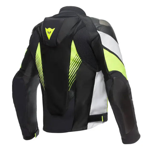 Chamarra Dainese Super Rider 2 Absoluteshell™ Black/White/Fluo-Yellow