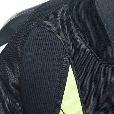 Chamarra Dainese Super Rider 2 Absoluteshell™ Black/White/Fluo-Yellow