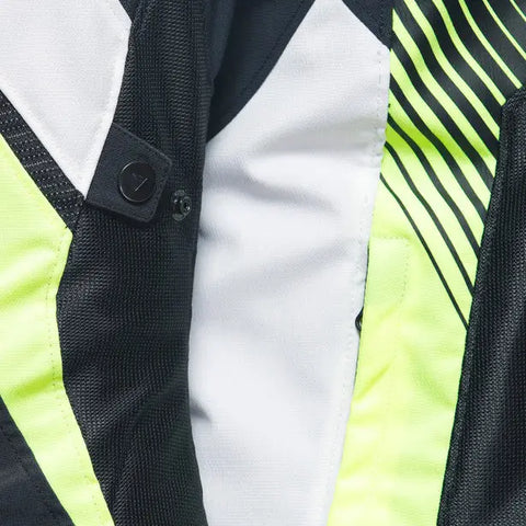 Chamarra Dainese Super Rider 2 Absoluteshell™ Black/White/Fluo-Yellow