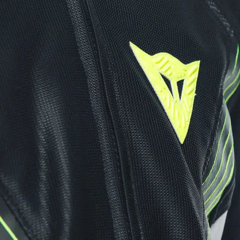 Chamarra Dainese Super Rider 2 Absoluteshell™ Black/White/Fluo-Yellow