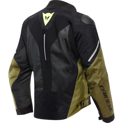 Chamarra Dainese Super Sprint D-Dry Black/Green/Fluo Yellow