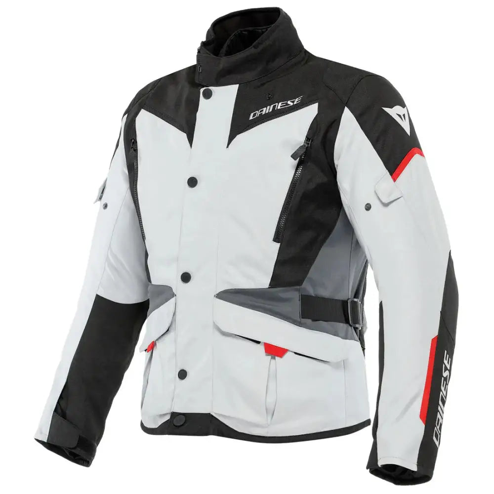 Chamarra Dainese Tempest 3 D-Dry Glacier-Gray/Black/Lava-Red