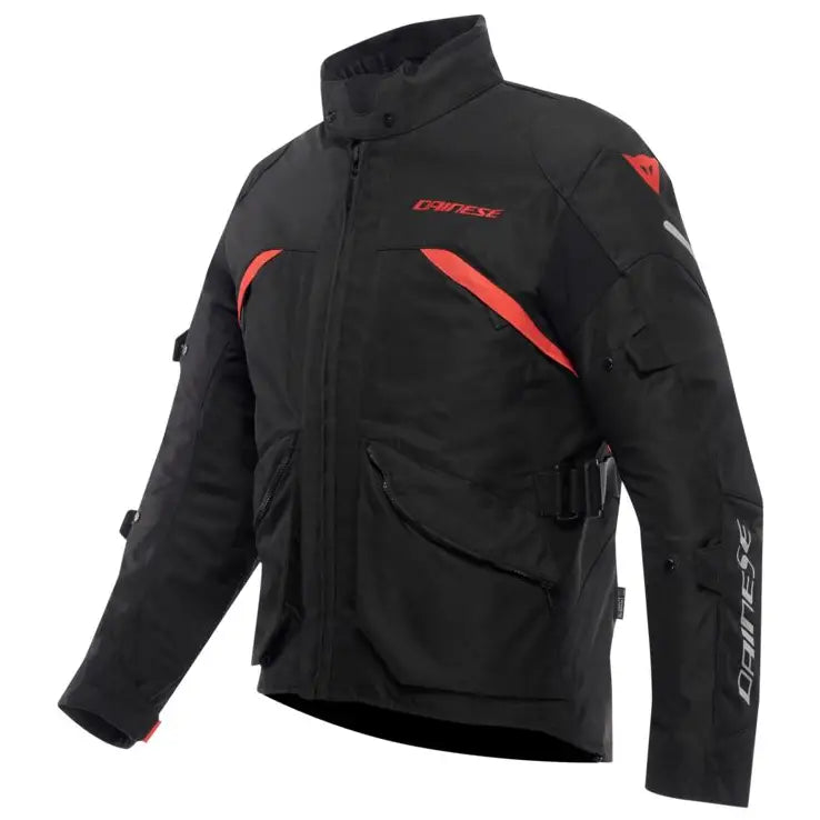Chamarra Dainese Tempest 4 D-Dry Black/Black/Red
