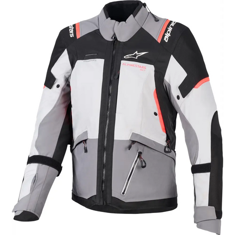 Chamarra de Mujer Alpinestars Stella Andes V4 Drystar® Dark Gray/Ice Gray/Black/Coral Fluo