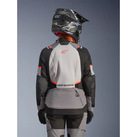 Chamarra de Mujer Alpinestars Stella Andes V4 Drystar® Dark Gray/Ice Gray/Black/Coral Fluo