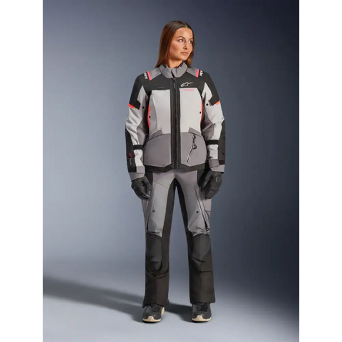 Chamarra de Mujer Alpinestars Stella Andes V4 Drystar® Dark Gray/Ice Gray/Black/Coral Fluo