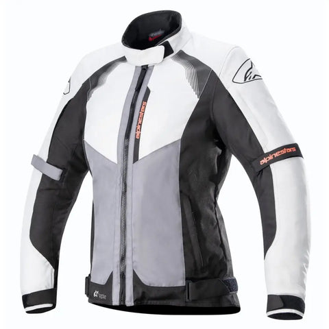 Chamarra de Mujer Alpinestars Stella Headlands Drystar Dark Gray/Ice Gray/Coral Fluo