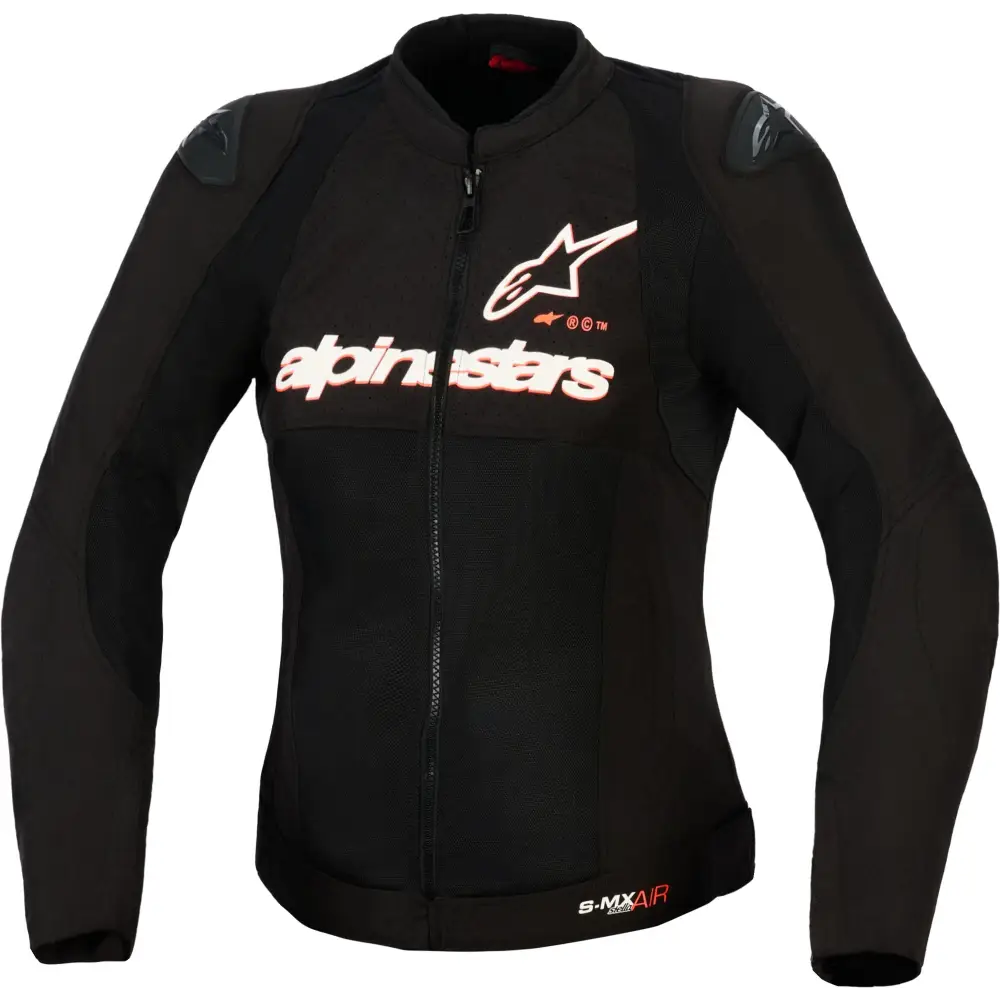 Chamarra de Mujer Alpinestars Stella SMX Air Black/White/Red Fluo