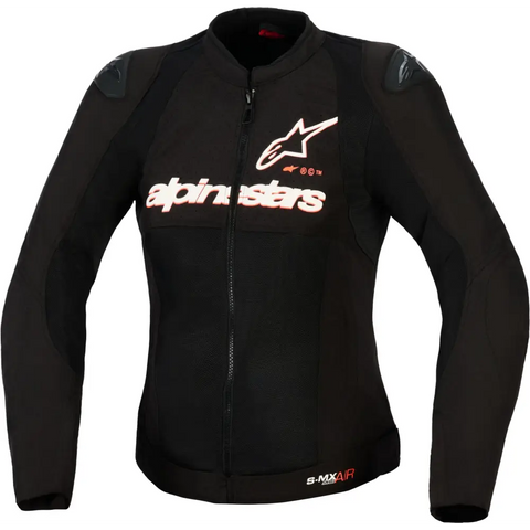 Chamarra de Mujer Alpinestars Stella SMX Air Black/White/Red Fluo
