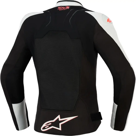 Chamarra de Mujer Alpinestars Stella SMX Air Ice Gray/Black/Coral Fluo
