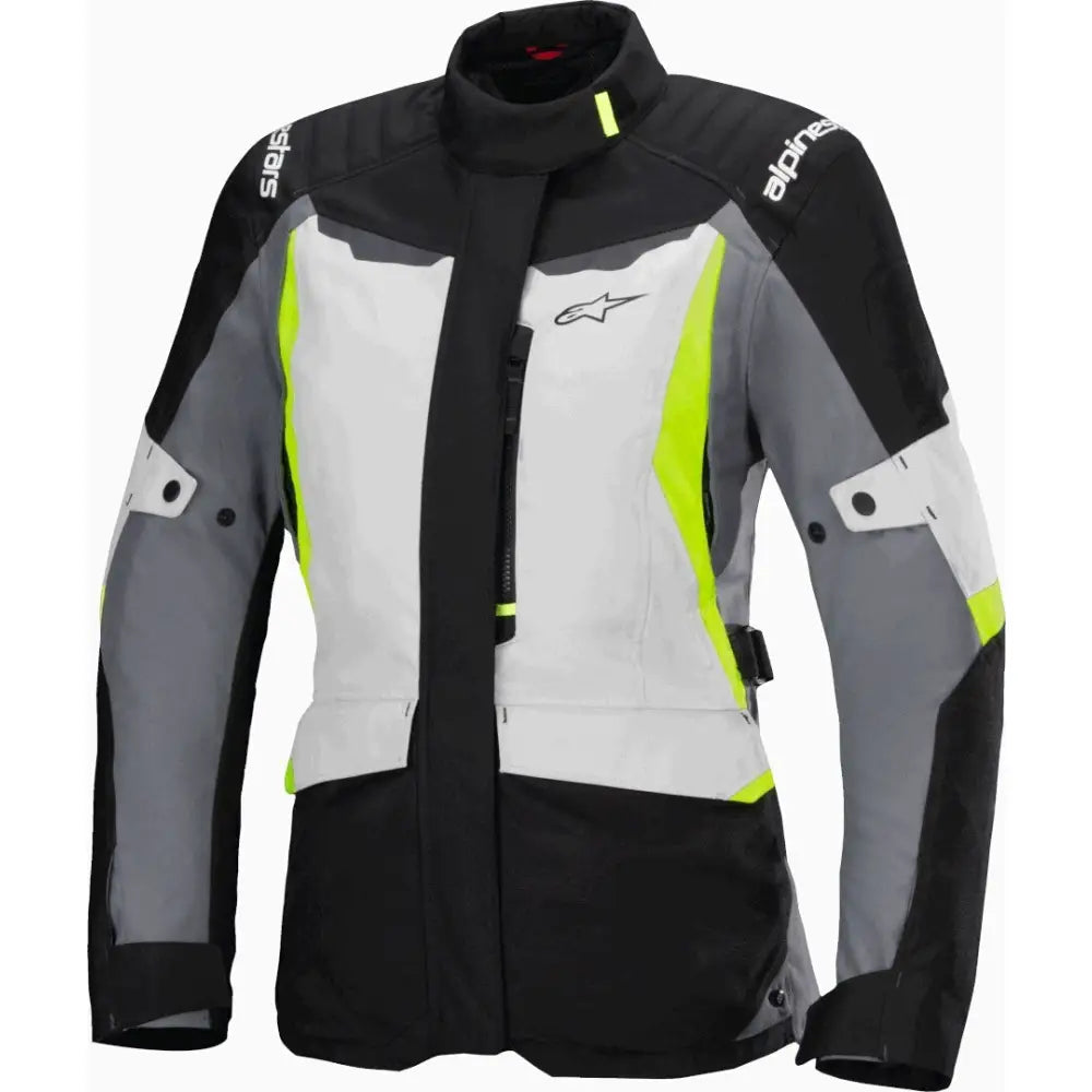 Chamarra de Mujer Alpinestars Stella ST-1 Waterproof Ice Gray/Black/Yellow Fluo