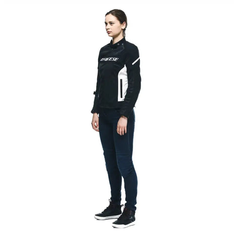 Chamarra de Mujer Dainese Air Frame 3 Black/White