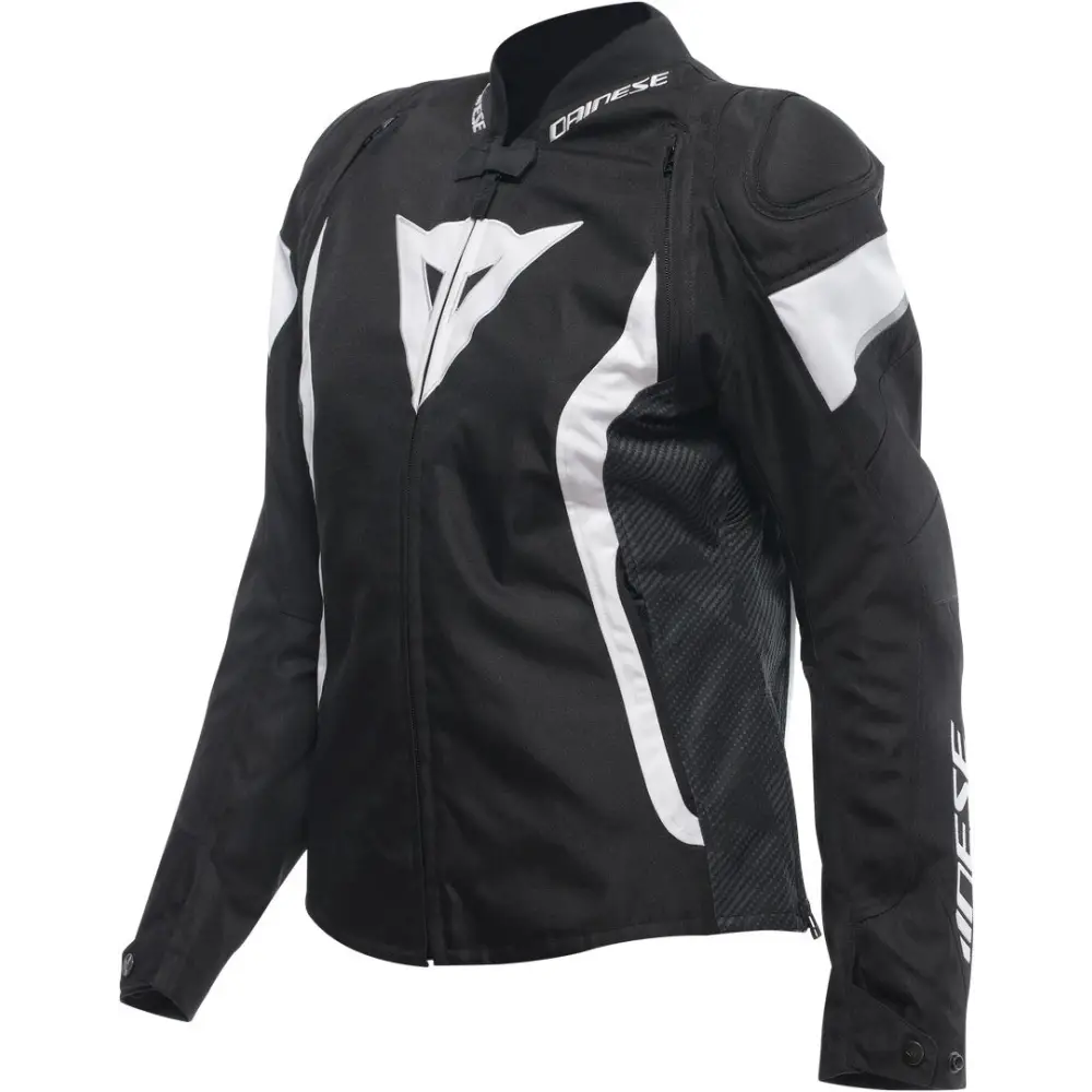 Chamarra de Mujer Dainese Avro 5 Black/White/Black