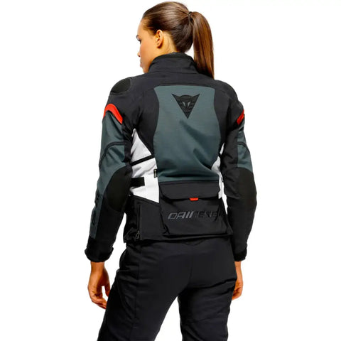 Chamarra de Mujer Dainese Carve Master 3 Gore-Tex Black/Ebony/Lava-Red