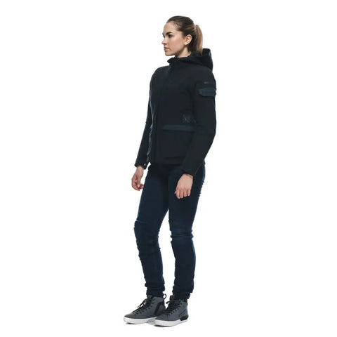 Chamarra de Mujer Dainese Centrale Absoluteshell Pro Black