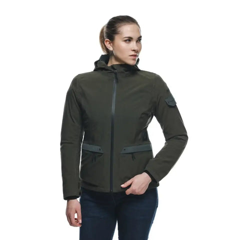 Chamarra de Mujer Dainese Centrale Absoluteshell Pro Olive