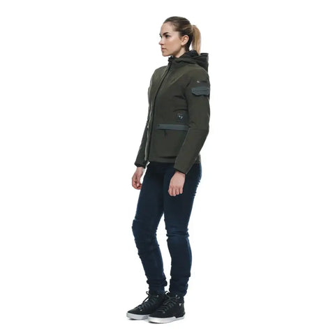 Chamarra de Mujer Dainese Centrale Absoluteshell Pro Olive