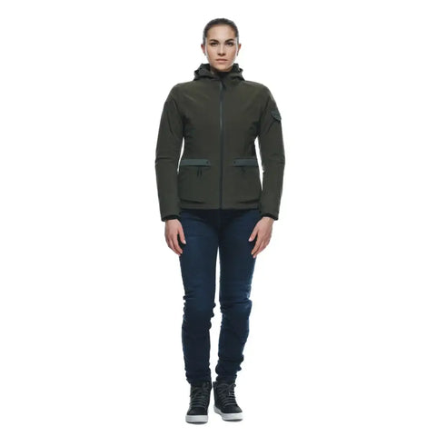 Chamarra de Mujer Dainese Centrale Absoluteshell Pro Olive