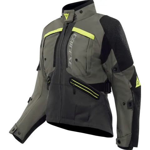 Chamarra de Mujer Dainese Gullfoss D-Dry Grey/Black/Yellow