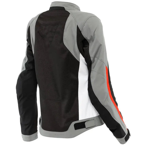 Chamarra de Mujer Dainese Hydraflux 2 Air D-Dry Black/Charcoal-Gray/Lava-Red
