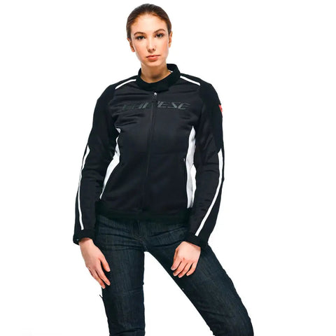 Chamarra de Mujer Dainese Hydraflux 2 Air D-Dry Black/Black/White